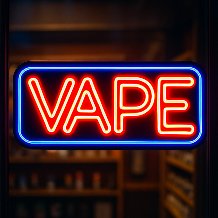24" Vape Ultra-Bright LED Sign with Remote (Neon-Style, LED Technology) - Way Up Gifts