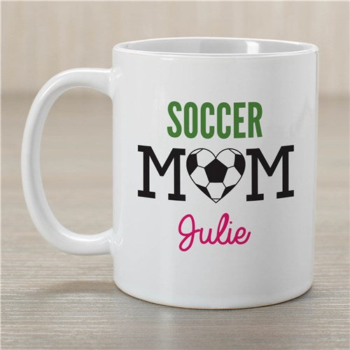 Sport Mom Coffee Mug - Personalized Athletic Mom Mug - Way Up Gifts