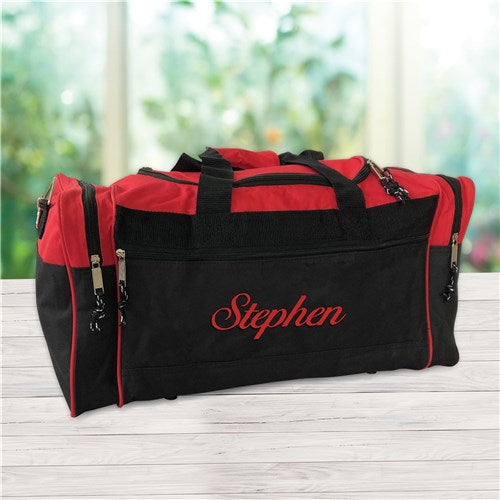 Personalized Embroidered Duffel Bag with Any Name - Way Up Gifts