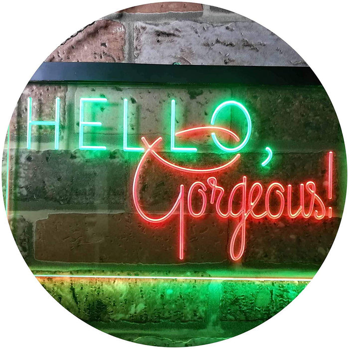 Hello Gorgeous LED Neon Light Sign - Way Up Gifts