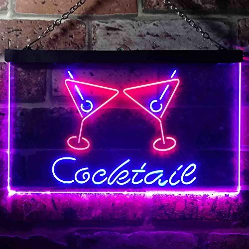 Buy Cocktail Glasses Bar LED Neon Light Sign – Way Up Gifts