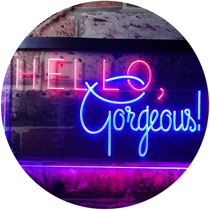Hello Gorgeous LED Neon Light Sign - Way Up Gifts