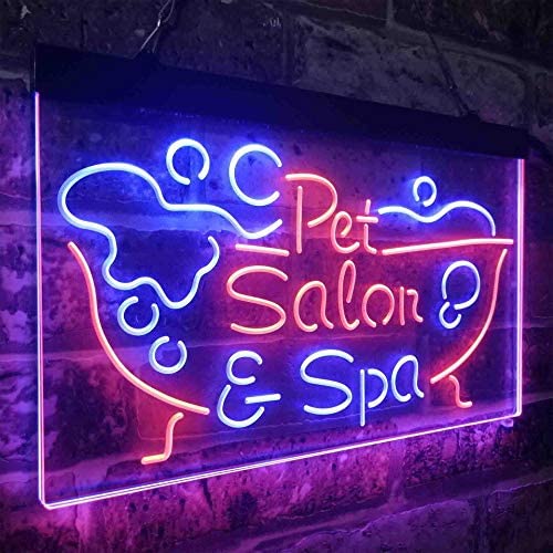 Grooming Pet Salon Spa LED Neon Light Sign - Way Up Gifts