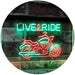 Motorcycle Live to Ride LED Neon Light Sign - Way Up Gifts