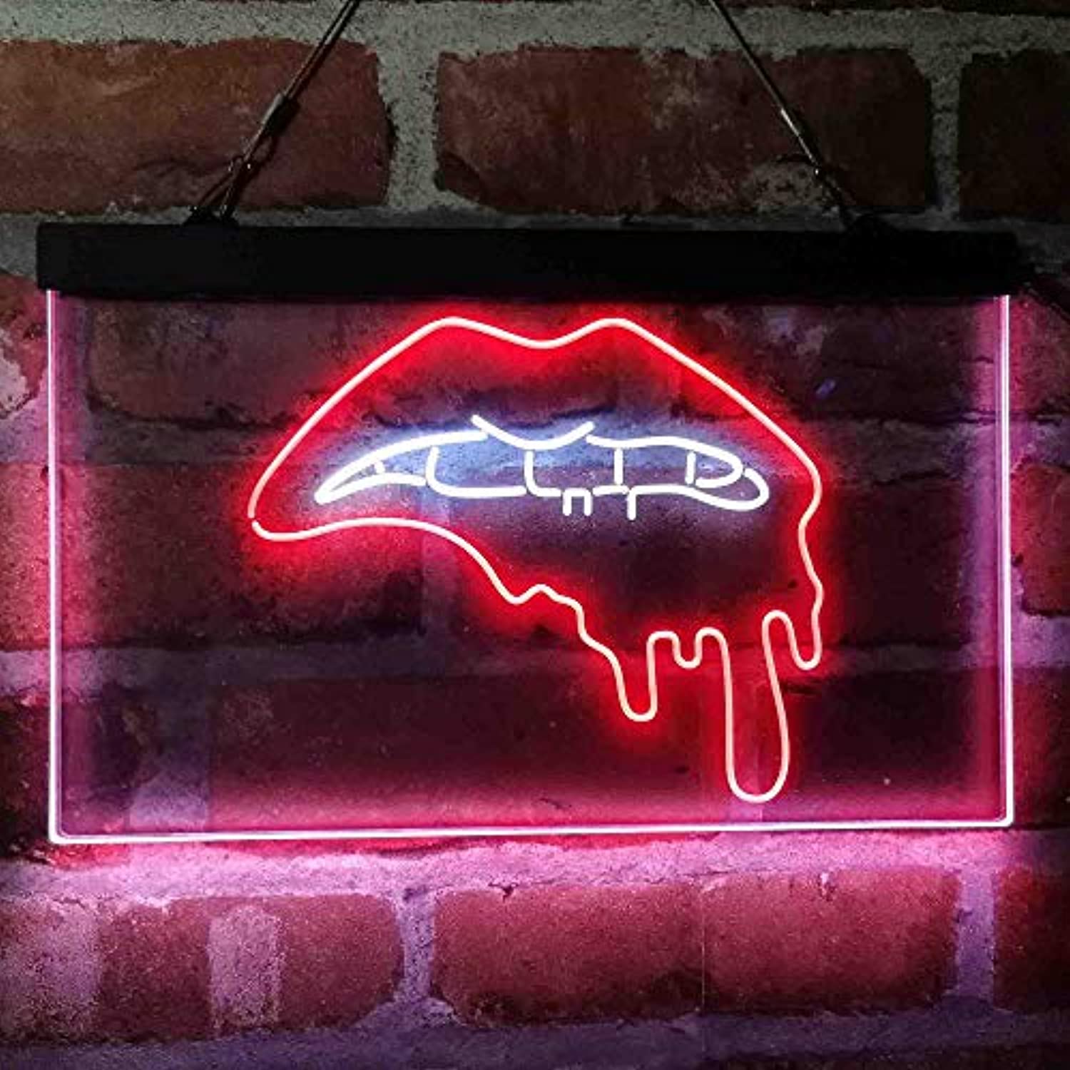 LED Neon Lips Light Art