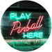 Arcade Game Room Play Pinball Here LED Neon Light Sign - Way Up Gifts