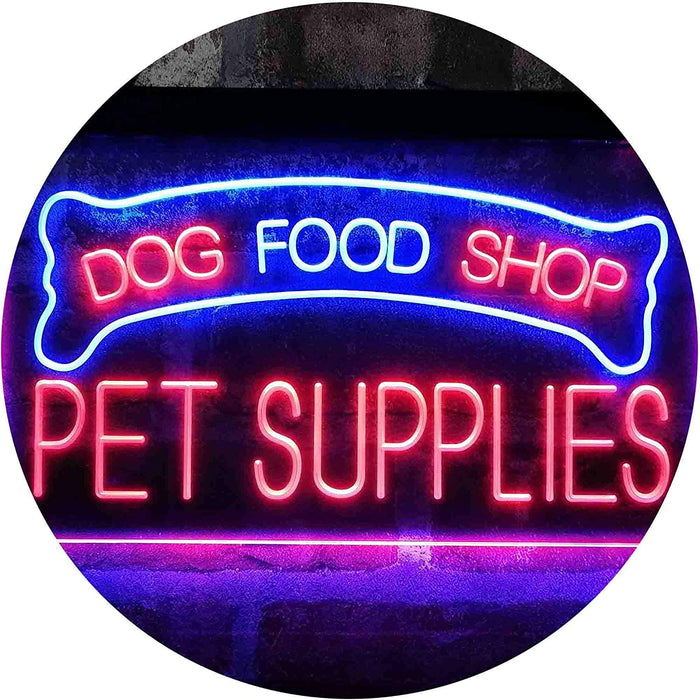Dog Food Shop Pet Supplies LED Neon Light Sign - Way Up Gifts
