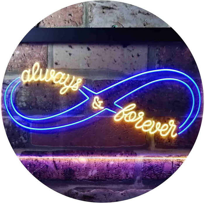 Love Infinity Always & Forever LED Neon Light Sign - Way Up Gifts