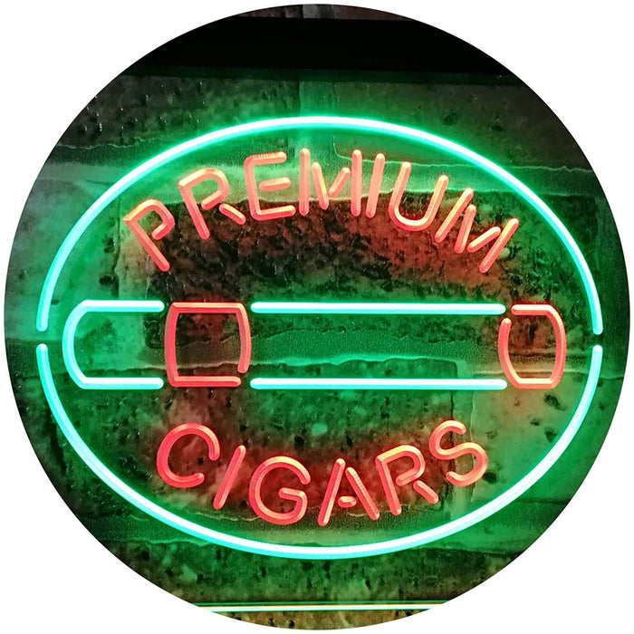 Premium Cigars LED Neon Light Sign - Way Up Gifts