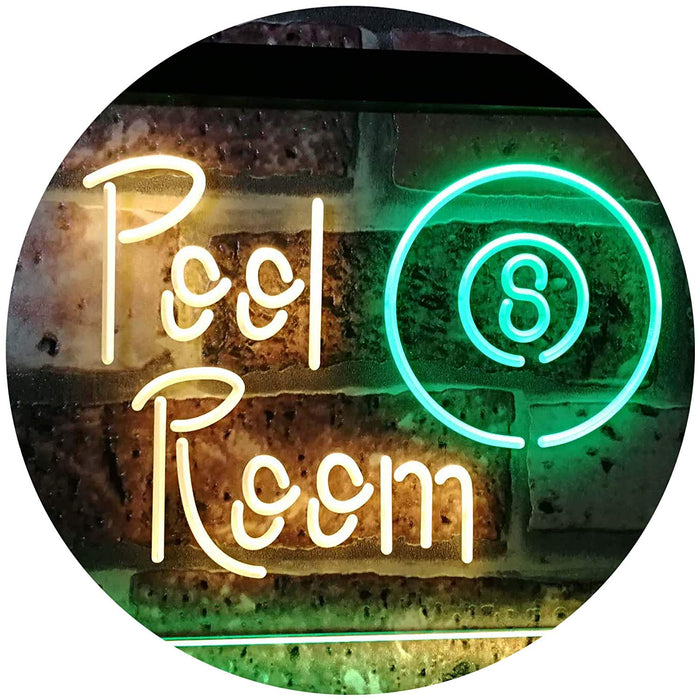 Billiards Pool Room LED Neon Light Sign - Way Up Gifts