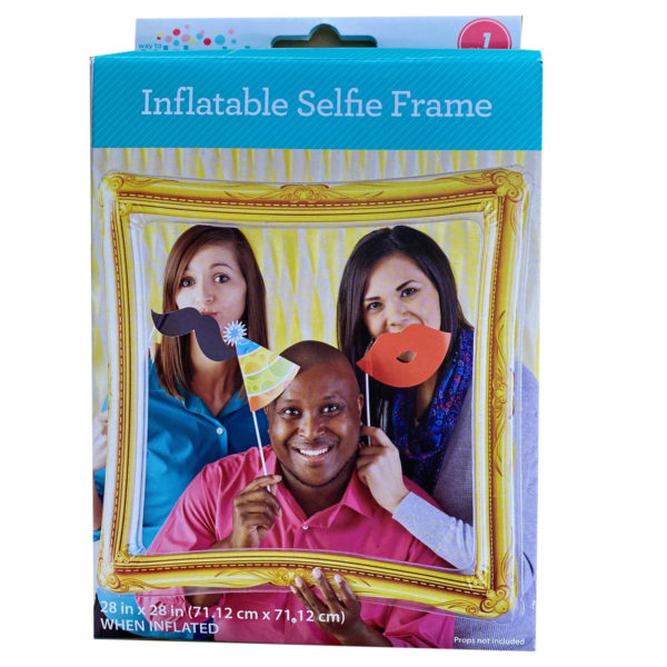 Gold Inflatable Selfie Frame (Bulk Qty of 16) - Way Up Gifts