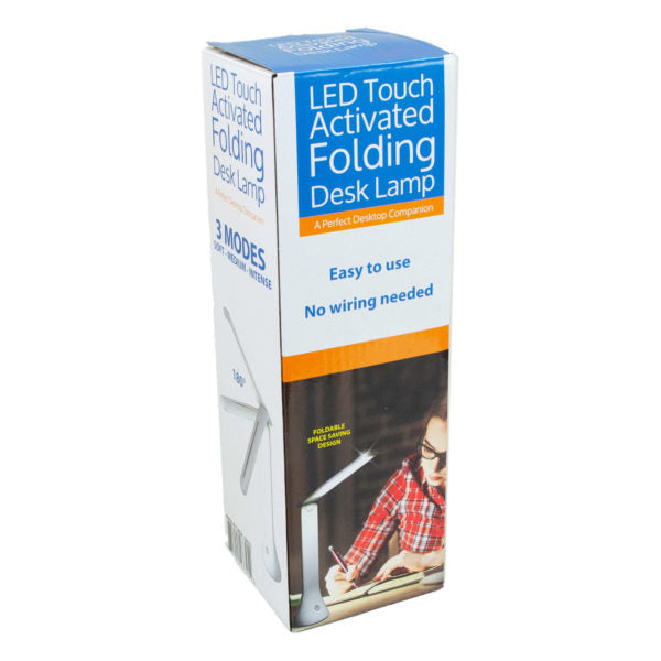 LED Touch Activated Folding Desk Lamp (Bulk Qty of 3) - Way Up Gifts
