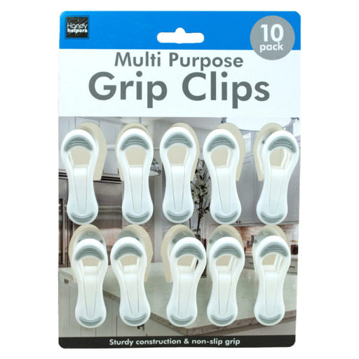 10 Pack Multi-Purpose Grip Clips (Bulk Qty of 12) - Way Up Gifts