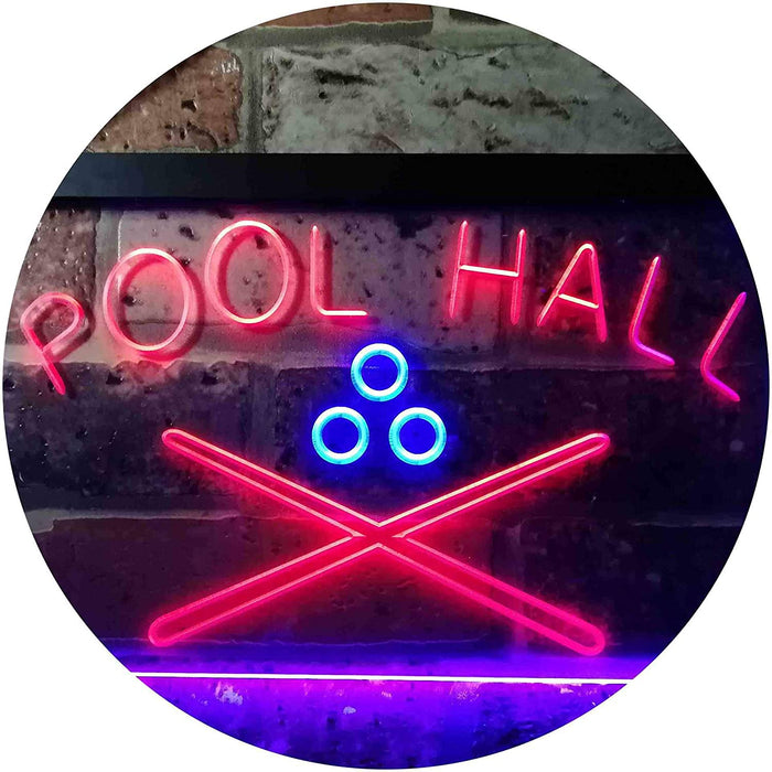 Billiards Pool Hall LED Neon Light Sign - Way Up Gifts