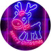 Merry Christmas Reindeer LED Neon Light Sign - Way Up Gifts