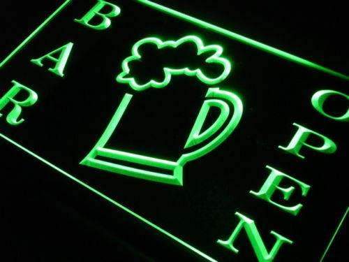 Beer Mug Bar Open LED Neon Light Sign - Way Up Gifts