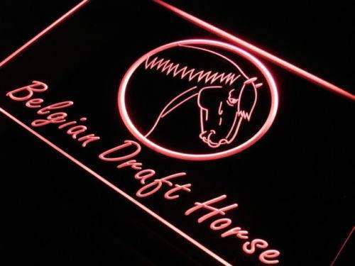 Belgian Draft Horse LED Neon Light Sign - Way Up Gifts
