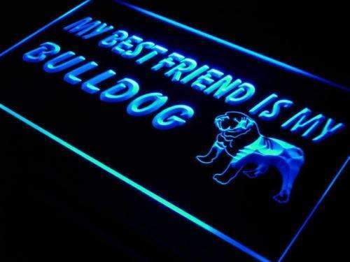 Best Friend Bulldog LED Neon Light Sign - Way Up Gifts