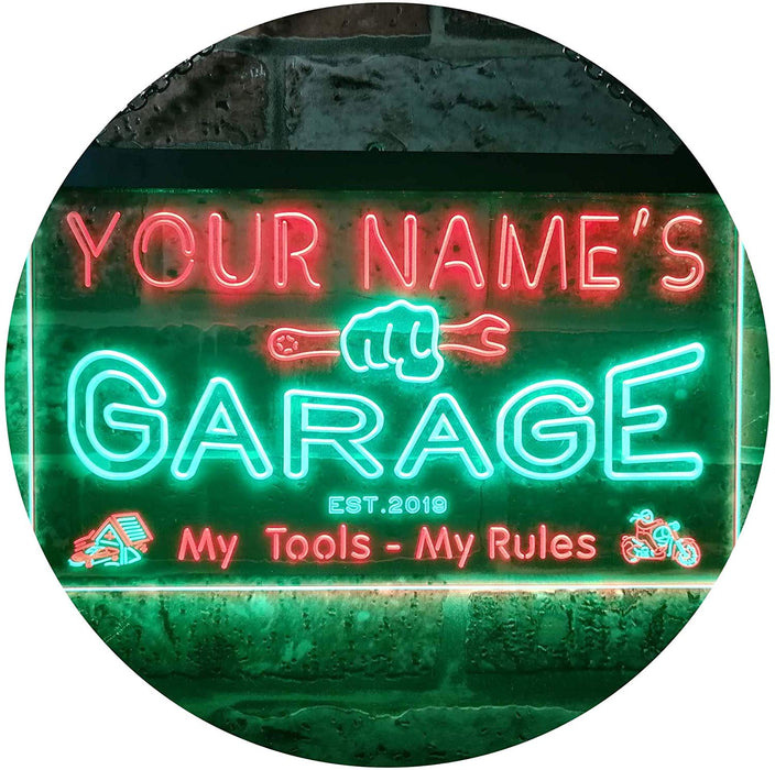 Custom Home Garage Tools Handyman LED Neon Light Sign - Way Up Gifts