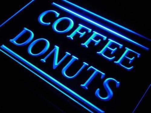 Coffee Donuts II LED Neon Light Sign - Way Up Gifts