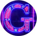 Family Name Letter G Monogram Initial LED Neon Light Sign - Way Up Gifts