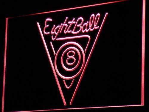 Eight Ball Billiards LED Neon Light Sign - Way Up Gifts