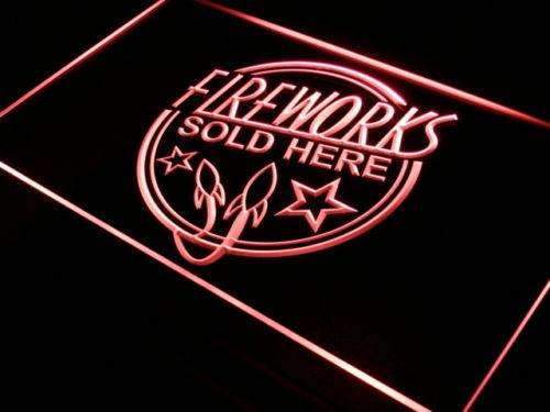 Fireworks Sold Here LED Neon Light Sign - Way Up Gifts
