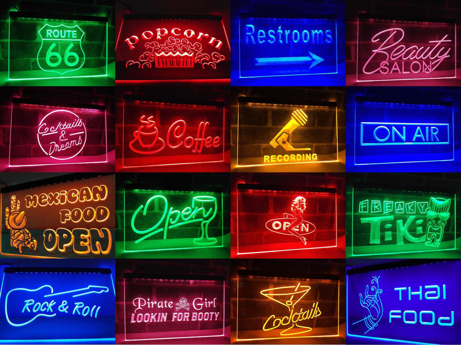 Indian Restaurant Open LED Neon Light Sign - Way Up Gifts