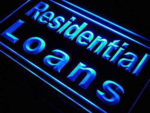 Mortgage Residential Loans LED Neon Light Sign - Way Up Gifts