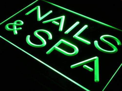Nails Spa LED Neon Light Sign - Way Up Gifts