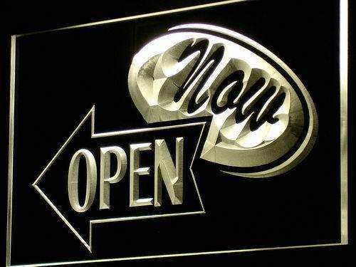 Now Open LED Neon Light Sign - Way Up Gifts