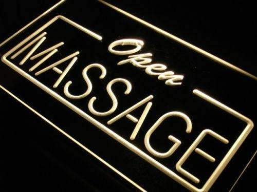 Open Massage LED Neon Light Sign - Way Up Gifts