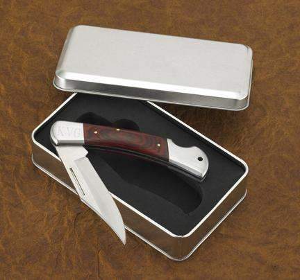 Engraved Pocket Knife, Personalized Wood Knife