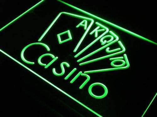 Poker Casino LED Neon Light Sign - Way Up Gifts