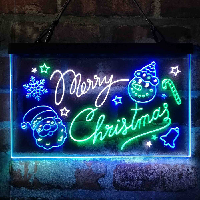 Merry Christmas Decoration 3-Color LED Neon Light Sign - Way Up Gifts