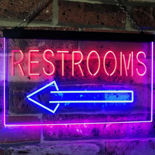 Restrooms LED Neon Light Signs