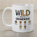 Wild About My Grandkids Mug - Personalized Grandparent Gift - Way Up Gifts