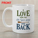 To The Lake & Back Mug - Personalized I Love You Camping Mug - Way Up Gifts