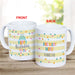 Yellow Stripes Birthday Mug - Personalized Celebration Gift - Way Up Gifts