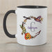 Witch's Hat Wreath Halloween Coffee Mug - Personalized Spooky Design - Way Up Gifts