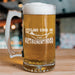 Retirement Beer Mug – Personalized Large Glass Sports Mug – Custom Engraved Retirement Gift - Way Up Gifts
