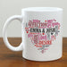 Couples Heart Mug - Romantic Mug Set for Couples - Way Up Gifts