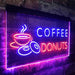 Coffee Donuts LED Neon Light Sign - Way Up Gifts