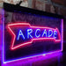 Game Room Arcade Down Arrow LED Neon Light Sign - Way Up Gifts