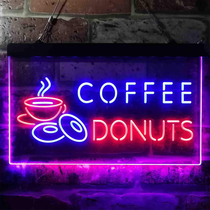 Coffee Donuts LED Neon Light Sign - Way Up Gifts