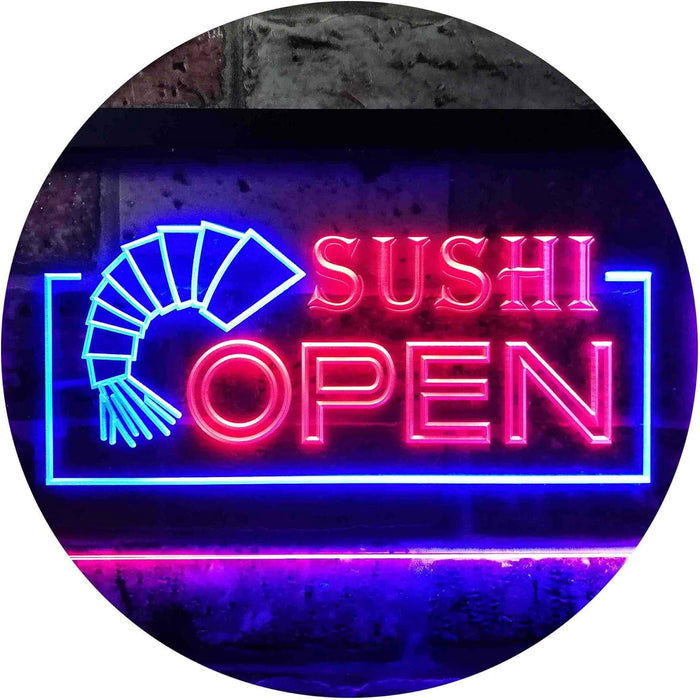 Sushi Open LED Neon Light Sign - Way Up Gifts