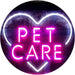 Pet Care Vet Grooming Heart LED Neon Light Sign - Way Up Gifts