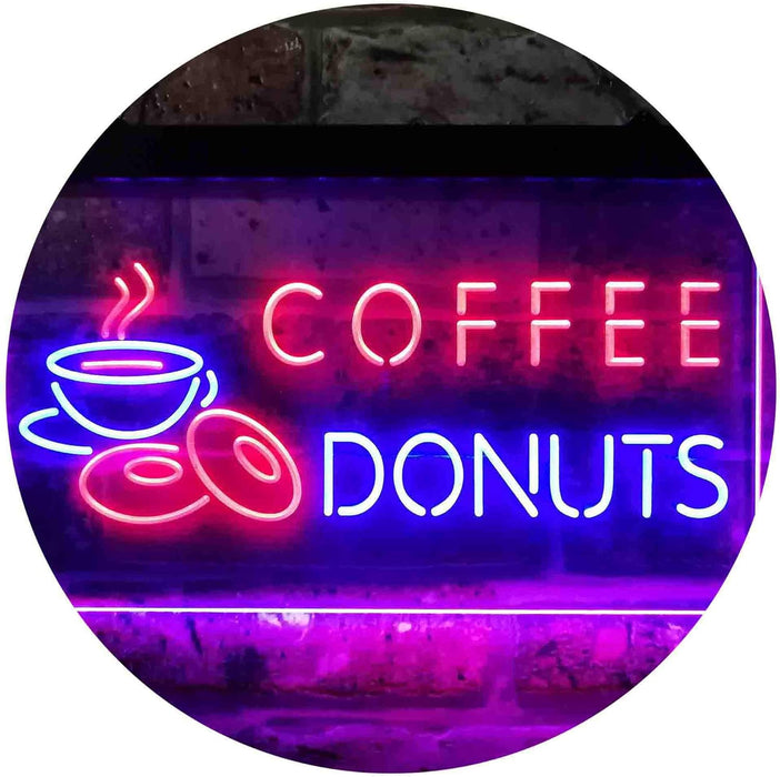 Coffee Donuts LED Neon Light Sign - Way Up Gifts