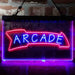 Game Room Arcade Down Arrow LED Neon Light Sign - Way Up Gifts