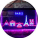 Paris City Skyline LED Neon Light Sign - Way Up Gifts